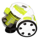 Пилосос контейнерний Rainberg RB-651TB з турбощіткою 3L 2500W White-Green (3_01211) - зображення 1