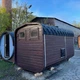 Дерев'яна мобільна Баня-Бочка квадро "Огаста" 4 м (вільха, з казаном на дровах) - зображення 5