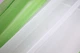 Кухонные шторы VR-Textil № 017к комбинированные с подвязками темно-салатовый с белым 265х170 см (50-639) - изображение 5