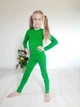 Термокомплект дитячий з вовни мериноса 100% BabyKo Merino. Зелений. Зріст 98-110 см. - зображення 1