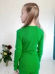 Термокомплект дитячий з вовни мериноса 100% BabyKo Merino. Зелений. Зріст 98-110 см. - зображення 3