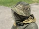 Антимоскитная сетка от комаров на голову Tactic накомарник для головных уборов Хаки (net-olive) - изображение 2