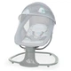 Укачивающий центр-качель с рождения Mastela 8104 light grey, светлосерый для детей от 3 до 18 кг - изображение 2