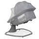 Укачивающий центр-качель с рождения Mastela 8104 light grey, светлосерый для детей от 3 до 18 кг - изображение 6