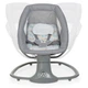 Укачивающий центр-качель с рождения Mastela 8104 light grey, светлосерый для детей от 3 до 18 кг - изображение 8