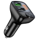 АЗП з FM-модулятором BOROFONE BC41 Eminency QC3.0 Car BT FM transmitter 18W Black 8525500090 (6974443382884) - изображение 3