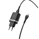 МЗП Hoco C12Q Smart QC3.0 3A (1USB-A) + кабель USB to Type-C Черный - зображення 1