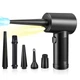 Ручной компрессор аккумуляторный Air Duster C4915 для продувки Black - изображение 1