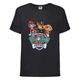 Футболка дитяча Щенячий патруль (Paw Patrol) чорна (puppies-5-black) розмір 104 см - зображення 1