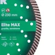 Круг алмазный отрезной Distar 1A1R Turbo 232x2,5x12x22,23 Elite Max (10115127018) - изображение 4