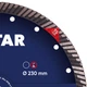 Круг алмазный отрезной Distar 1A1R Turbo 232x2,6x15x22,23 Super Max (10115502018) - изображение 2