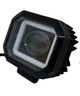 Светодиодная двухцветная противотуманная фара Led балка 9-36V 20W Белый Жёлтый с белым ангельским глазом (01940) - изображение 3