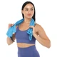Cпортивное полотенце с чехлом Zelart 4Monster Sport Towel EDT-80 размер 80х40см Blue - изображение 3