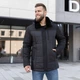 Мужская куртка большого размера зимняя VAVALON 377-VA 50 черный - изображение 1