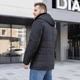 Мужская куртка большого размера зимняя VAVALON 377-VA 50 черный - изображение 3