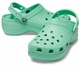 Женские кроксы Crocs Classic Platform Clog M8W10-41-26.5 см Jade Stone 206750 - изображение 3