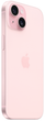 Мобільний телефон Apple iPhone 15 256GB Pink (MTP73RX/A) - зображення 3