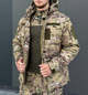 Тактическая куртка мультикам софтшелл осень флисовая теплая, Куртка Softshell Multicam Soft shell мультикам S - изображение 5