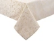 Скатерть тефлоновая Lefard Home Textile Alba Lurex Teflon Oro 160х180 см (715-334) (8407007153340) - изображение 3