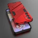 Захисний чохол з підставкою Deexe Bibercas для Samsung Galaxy M34 - Red - зображення 4