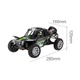 RC машинка на радиоуправлении WLtoys 12429 Зеленая баггі 4х4 1/18 - изображение 3