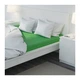 Простирадло натяжне IKEA DVALA зелене 160х200, 402.964.72 - зображення 4