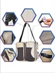 Багатофункціональна складана сумка-ліжко для новонароджених Ganen baby bed and bag FG бежевий - зображення 2