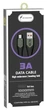 Кабель Sky Dolphin S01V Braided Fast USB to Micro 3 A 1 м Темно-зеленый (USB-000584) - изображение 2