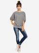 Bluza damska bez kaptura BeWear B048 86932 L-XL Szara (5902041193084) - obraz 3