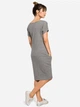 Плаття жіноче BeWear B050 86940 L Сіре (5902041193411) - зображення 2