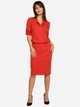 Sukienka tunika damska BeWear B056 86962 2XL Czerwona (5903068403132) - obraz 1