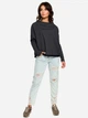 Bluza damska bez kaptura BeWear B094 87114 2XL-3XL Grafitowa (5903068424717) - obraz 3