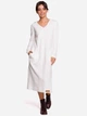 Sukienka tunika damska BeWear B128 90806 M Ecru (5903068450143) - obraz 1