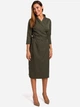 Sukienka trapezowa damska Stylove S175 91096 M Khaki (5903068444517) - obraz 1