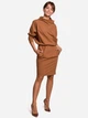 Sukienka tunika damska BeWear B175 137613 S-M Karmel (5903068485589) - obraz 1
