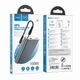 Источник бесперебойного питания HOCO J97 10000mAh 18W UPS multi-function power bank Metal Gray - изображение 8