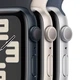 Smartwatch Apple Watch SE (2023) GPS 44mm Silver Aluminium Case with Storm Blue Sport Band - S/M (MREC3) - obraz 3