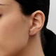 Сережки LUNET з білого золота, з діамантами 316621121 - изображение 2