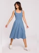 Sukienka letnia damska midi BeWear B218 1130300 L Niebieska (5903887654326) - obraz 1
