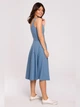 Sukienka letnia damska midi BeWear B218 1130300 L Niebieska (5903887654326) - obraz 2