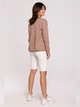 Bluza damska bez kaptura elegancka BeWear B225 1130344 M Cappuccino (5903887655880) - obraz 4
