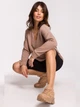 Bluza damska bez kaptura elegancka BeWear B225 1130344 M Cappuccino (5903887655880) - obraz 5