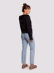 Bluza damska z kapturem elegancka BeWear B246 1197440 L Czarna (5903887678971) - obraz 5