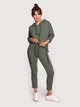Spodnie dresowe damskie BeWear B240 1197451 S Khaki (5903887677943) - obraz 3