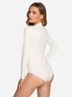 Body damskie z długim rękawem Stylove S327 1201218 S Ecru (5903887687911) - obraz 2