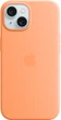 Панель Apple MagSafe Silicone Case для Apple iPhone 15 Orange Sorbet (MT0W3) - зображення 1