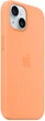 Панель Apple MagSafe Silicone Case для Apple iPhone 15 Orange Sorbet (MT0W3) - зображення 6