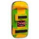 Пады для тайского бокса Тай-пэды TWINS KPL2-L 20x41x6см 1шт Цвет: Салатовый-желтый - изображение 2