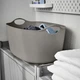 Гибкая корзина для белья IKEA TORKIS 35 л серый 604.943.72 - изображение 4