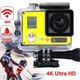 Экшн камера Action Camera F-73 WiFi Желтая водонепроницаемая видеокамера с аквабоксом для подводной съемки - изображение 1